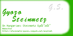 gyozo steinmetz business card